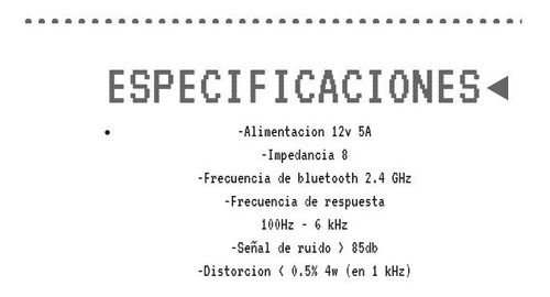 Imagen 9 de 10 de Amplificador 1500w Usb Sd Y Fm 4 Canales Control Remoto Blue