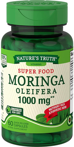 Moringa 60 Caps - Nature's Truth - Unidad a $5493