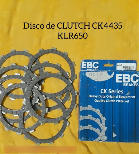 Discos De Crochet Kawasaki Klr 650 Ebc