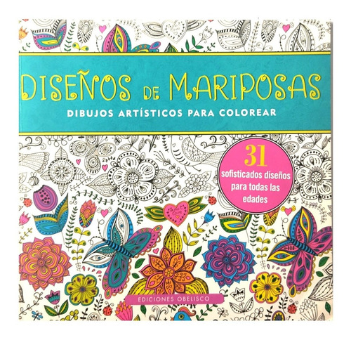 Diseño De Mariposas Dibujos Artísticos Para Colorear Libro | Meses sin intereses Diseño De Mariposas Dibujos Artísticos Para Colorear Libro | Meses sin intereses