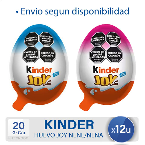 Chocolate Kinder Joy Nene/nena Dulce Pack - Mejor Precio
