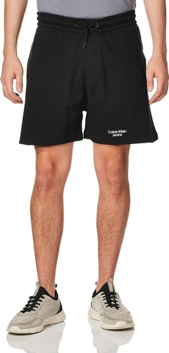 Bermuda Short Calvin Klein Jeans Negro Talla M