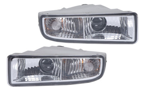 1 Pair Front Bumper Fog Lights For Lexus Lx470 1998-2007 Ttd