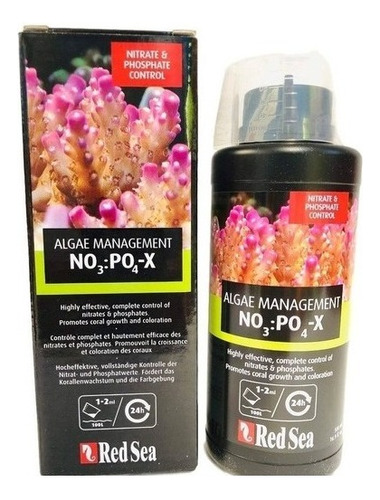 Red Sea Nopox 500ml Redutor Fosfatos Nitrato Acuario Marino