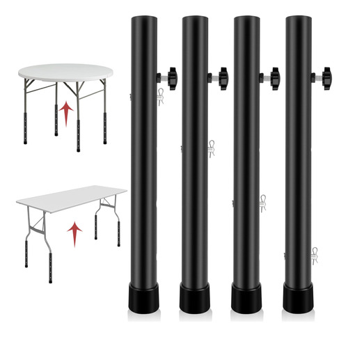 Laowu Extensores De Patas De Mesa Para Mesas Plegables, Exte