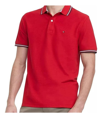 Tommy Hilfiger Tipo Polo Caballero  Slim Fit, Talla M