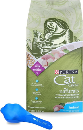 Chow Naturals Paquete De Comida Seca Para Gatos Incluye 1 Bo