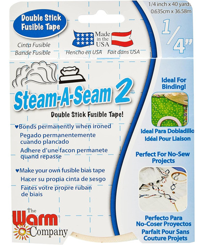 Warm Company Steamaseam 2 Cinta Fusible Doble Cara 1/4 ...