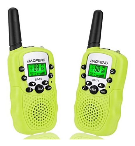 Imagen 1 de 7 de Pack X2 Radio Mini Walkie Tokie Bf-t3