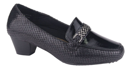 Zapato Chalada Mujer Flexi-3 Negro Casual