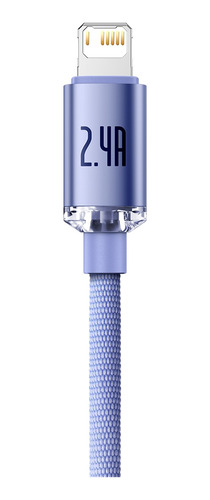Cable Usb A A Lightning Baseus 2 Metros Carga Rapida