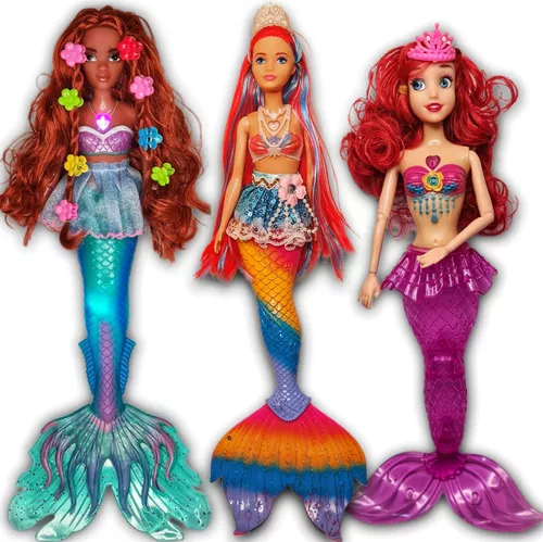 Boneca - Disney - Princesas - A Pequena Sereia - Ariel - Novabrink