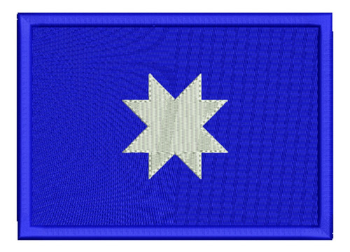 813 Bandera Mapuche Wüñelfe Parche Bordado