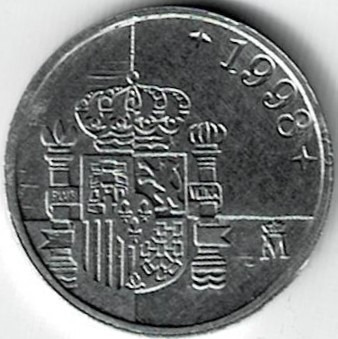 Moneda  De  España  1  Peseta  De  1998  Xf  Oferta