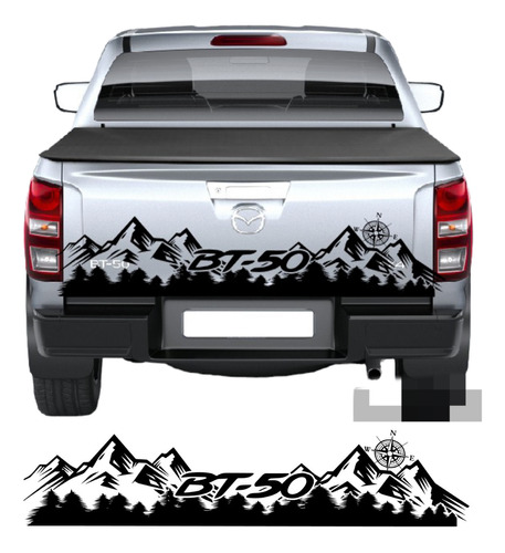 Stickers Adhesivo Mazda Bt50 Portalon Montañas