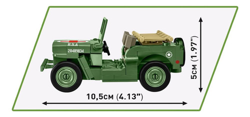 Colección Histórica De Cobi Jeep Willys Mb De La Segunda Gue