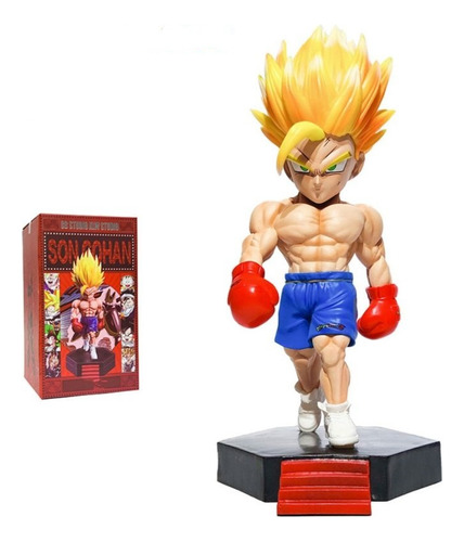 Figura Gohan Ssj2 Unica Boxeador 22cm Importada