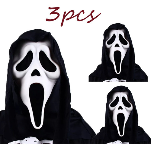 Máscara Para Cosplay Y Terror, Halloween, Ghostface Killer S