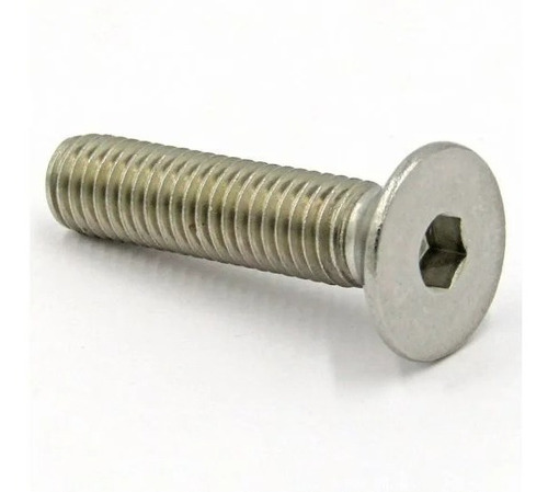 Imagen 1 de 4 de Perno Parker Inox Cabeza Plana 8x40mm Pack 10 Unid