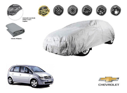 Funda Car Cover Afelpada Chevrolet Meriva 1.8l 2005 A 2008