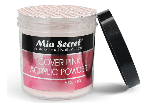 Mia Secret Cover Pink - Polvo Acrílico Para Uñas De 4 Onzas
