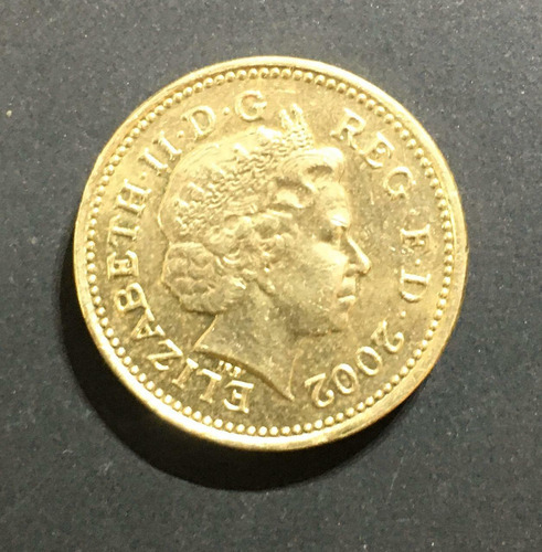 United Kingdom 1 Pound 2002 Elizabeth Ll