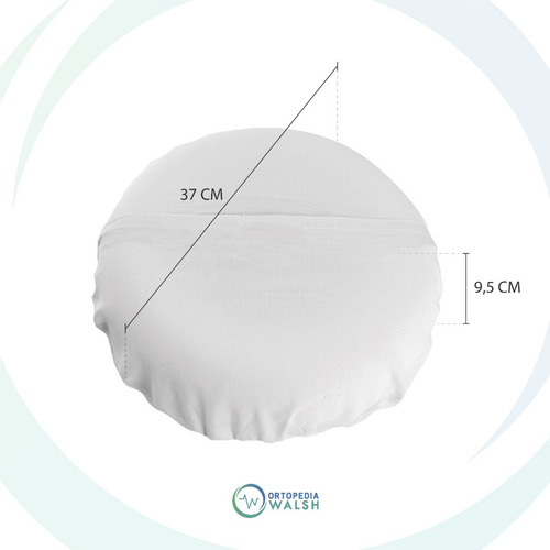 Imagen 2 de 8 de Almohada Anti Escara Ventilada Asiento Hemorroide Con Funda