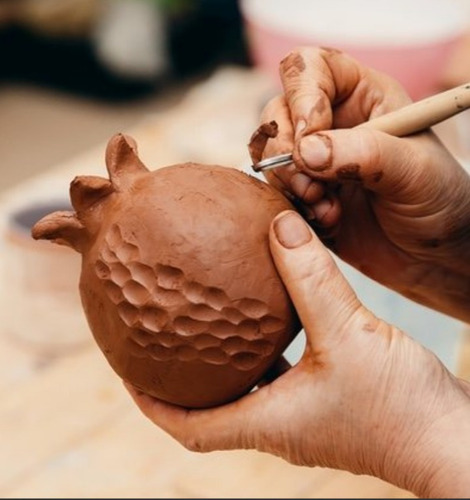Imagen 2 de 10 de Nuevo 1 Kilo De Arcilla En Polvo Para Modelado Figuras Arte