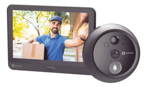 comprar Ezviz Videoportero Con Mirilla Y Pantalla Wi-fi De Batería Recargable Para Instalarse En Puerta Con Cámara 1080p + Detección De Movimiento Audio De Dos Vías Para Uso En Interior