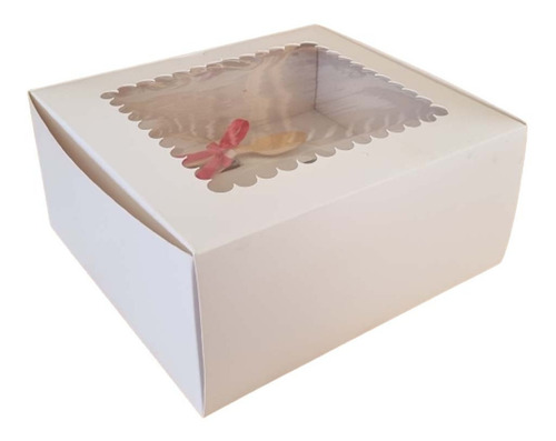 Caja Para Dos Medio Huevo Pascua Con Cuchara - Blanca X 100u