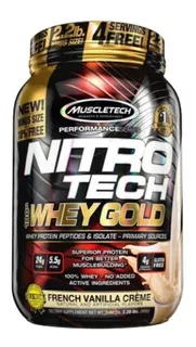 Nitro Tech 100% Whey Gold (1000g) Muscletech + Copo Fitwave