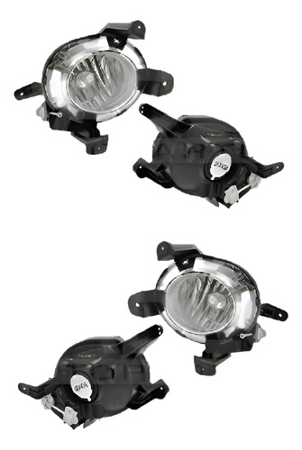Par Juego Faros Niebla Compatible Con Grand I10 2014-2015