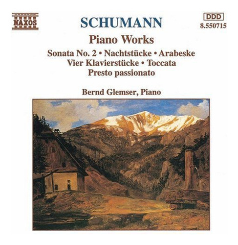 Schumann//obras Para Piano De Glemser/sonata 2/cd Árabe