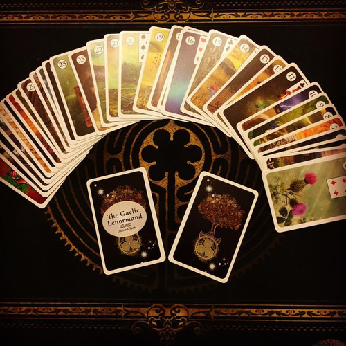 Lenormand Gaelic Oraculo Con Manual En Español Tarot