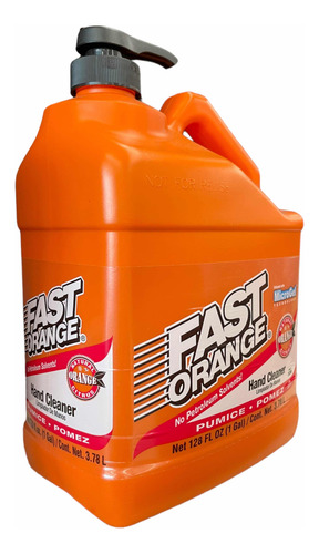 Limpiador Desengrasante De Manos Fast Orange Gel Cítrico Pro