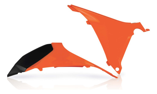 Paneles Cubre Airbox Naranja Ktm Exc-f 250 2012 Cafe Race