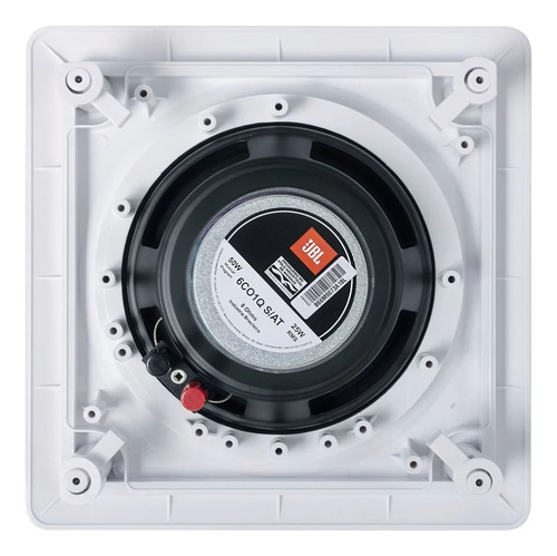 Kit 4 Arandelas Embutir Gesso Jbl 6 Polegadas 25w 6co1q Som Cor Branco