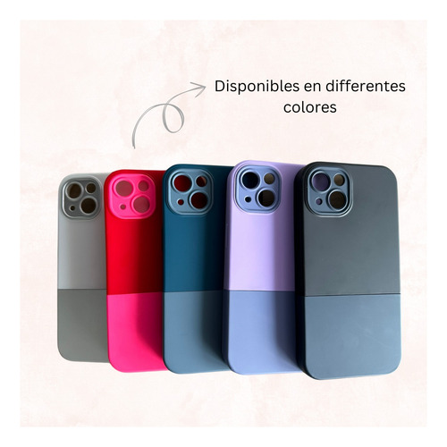 Funda De Colores Para iPhone Proteccion Camara Y Uso Rudo