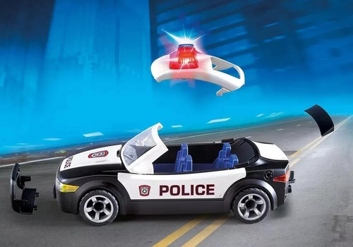 Playmobil Coche Auto Patrulla Policía Emergencia Bombero