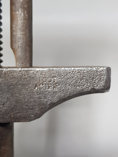 Imagen 3 de 8 de Antigua Llave Inglesa Doble Año 1900 Funciona Bien Mag 59205