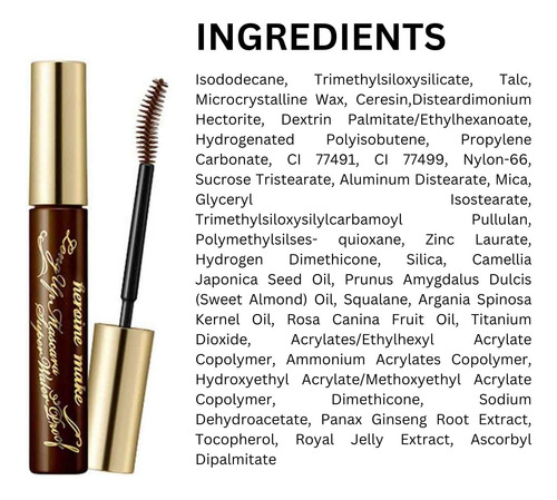 Máscara Heroine Make Kissme Long Up Brown Waterproof Wp 02