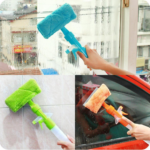 Limpiador De Ventanas Profesional Para Baño Exterior Verde