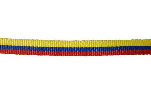 Cinta Tela Faya Tricolor 1.5cm X 50 Metros