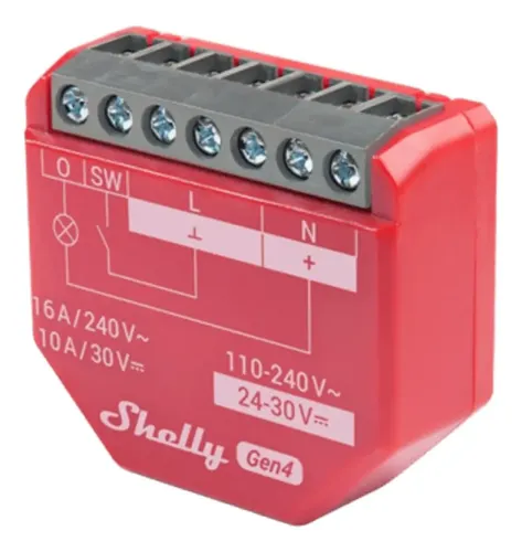 Interruptor Inteligente Paralelo Wifi Shelly 1pm Gen4 Casa