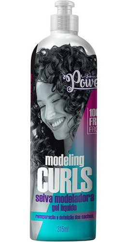 Gel Liquido Soul Power Modeling Curls Seiva Modeladora 315ml