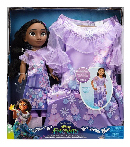 Encanto Boneca E Vestido ISABELA Disney
