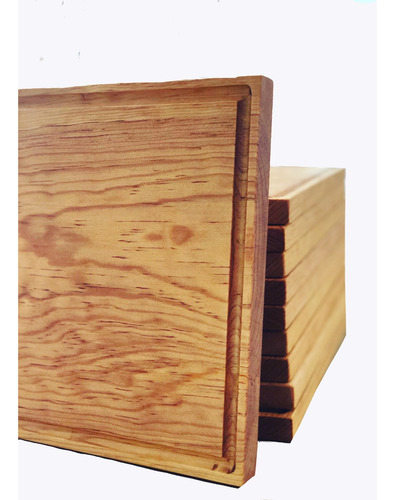 Kit 10 Platos Tabla Para Picar O Servir Carne, Quesos 19*35