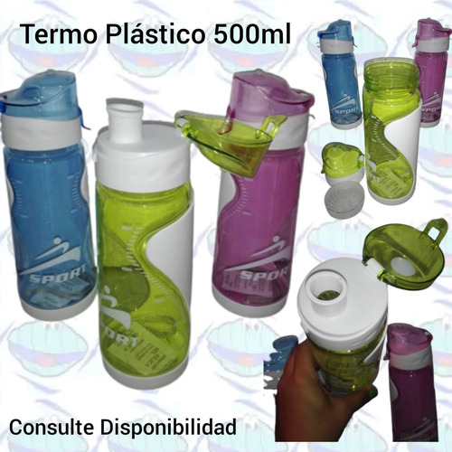 Cooler Termo Vaso Plástico Para Agua 500ml 