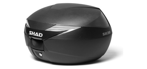 Baul Shad Sh39 Original 2 Cascos Base Incluida 39lt Carbono®