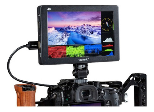 Monitor Feelworld T7 Plus 7 Ips 4k Hdmi Input/ Output Ips